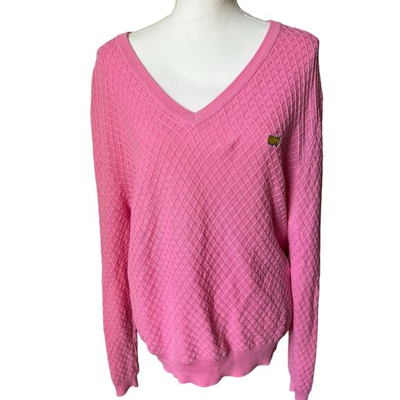 Magnolia Lane Sweaters - Magnolia Lane Augusta Masters Tournament Pink Oversized Sweater XL